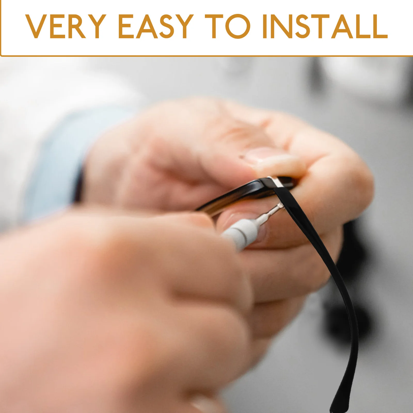 قطع غيار أرجل الأذرع النظارات لإصلاح النظارات ملحقات المعبد العالمية تخفيف ضغط الأذن نظارات السلامة #5