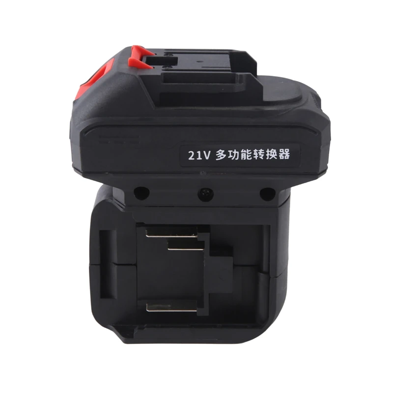 2 in 1 Battery Converter for Impact Drill Wrench Screwdriver Worklight One-To-Two Battery Converter with USB Port-AD23 view 3