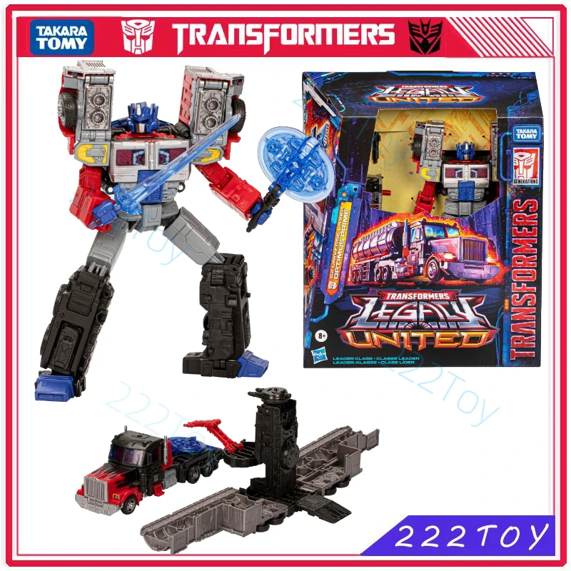 New Takara Tomy Transformers Toys Legacy United G2 Universe Laser Optimus Prime Action Robot Toy Figures Collection Hobbies