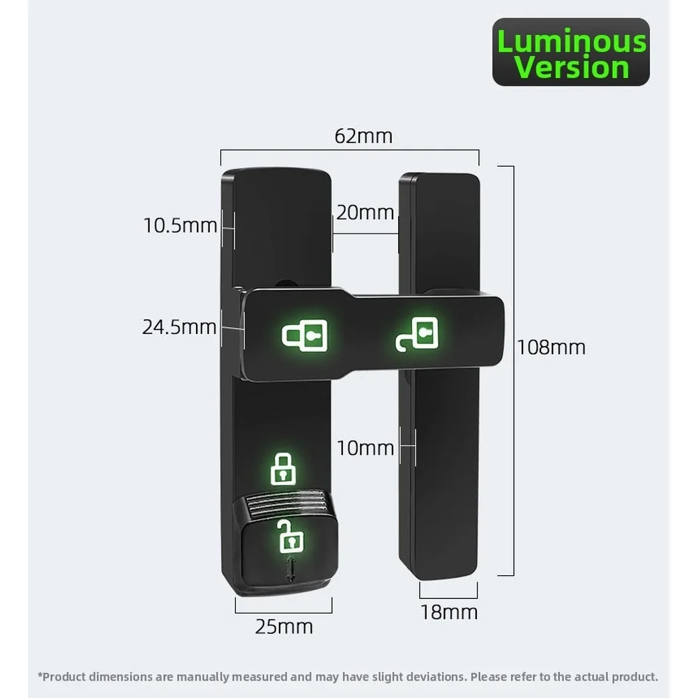 Cerraduras de gabinete para cajones y ventanas de 180 grados, pestillo luminoso de aleación de Zinc para puerta de Granero, herrajes para hebilla de puerta corredera