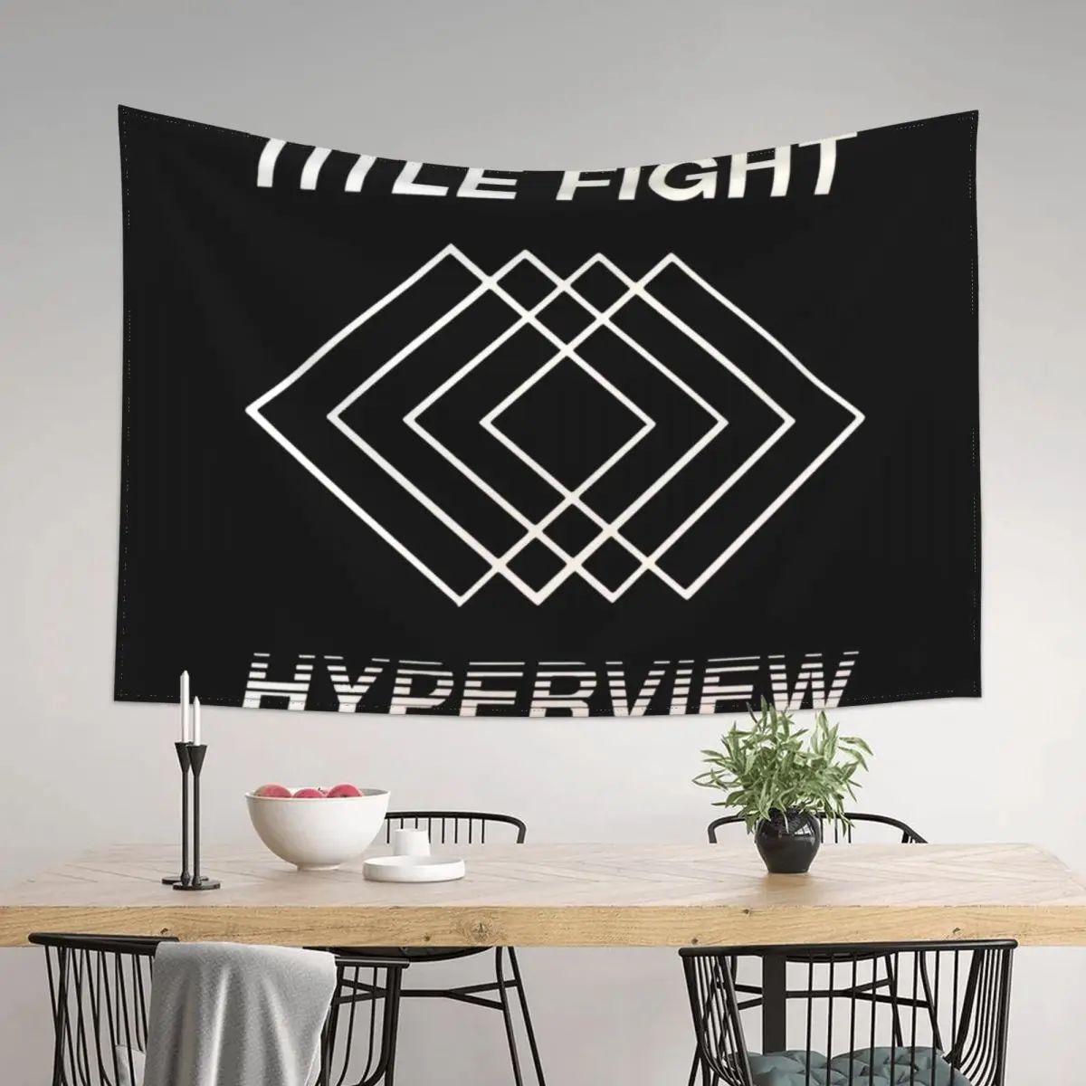 

Title Fight Hyperview Tapestry Wall Art Wall Decor Home Supplies Tapestry