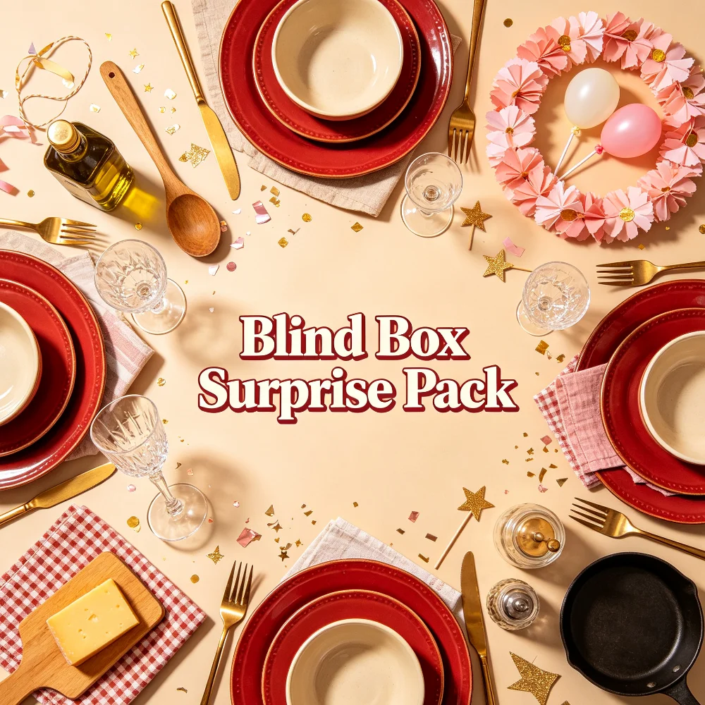Surprise Tableware Mystery Box for Daily Dining & Home Table Styling