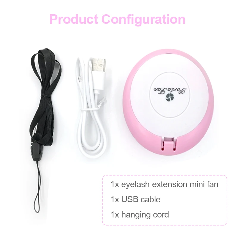 USB Mini Eyelashes Fan Grafting Eyelash Tool Lash Glue Quick-drying Eye Lash Extension Dedicated Dryer Blower Makeup Accessories