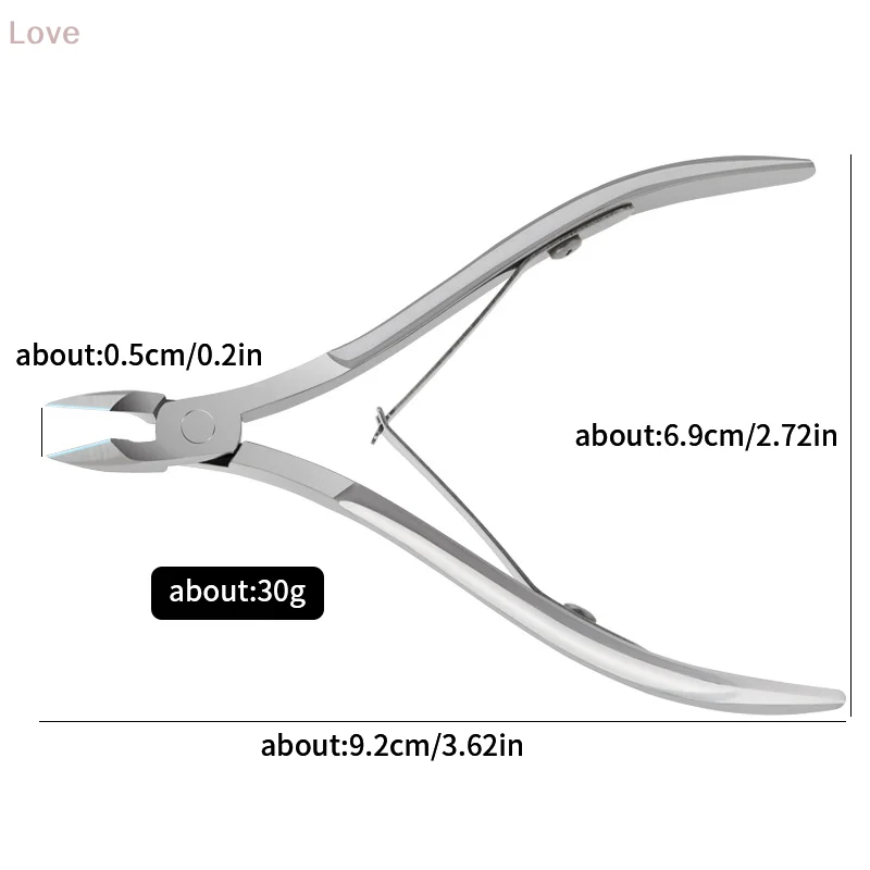 كماشة مسمار انتهازي مجموعة مقص إهاب مسمار المقص المتقلب مزيل الجلد الميت إهاب القاطع المهنية مسمار أدوات الرسم #6
