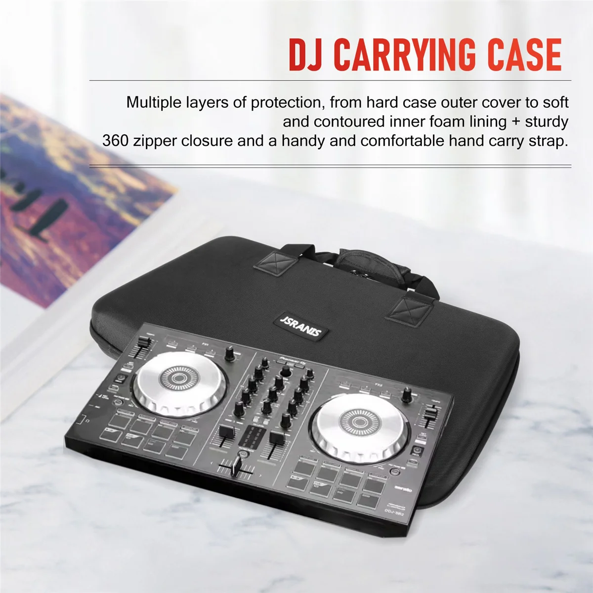 Excellent! Hard Carrying Case for Pioneer DJ DDJ-SB3 / DDJ-SB2 DJ / DDJ-400 Controller / DDJ-RB Portable 2-Channel Controller