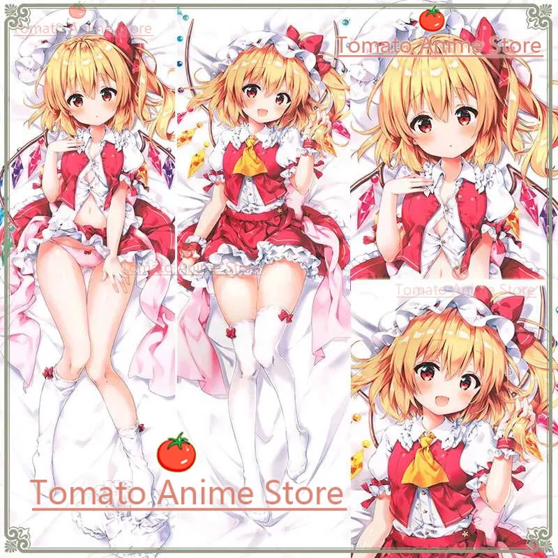 

Touhou Project‌ Flandre Scarlet Dakimakura Hing Body Pillow Case Cosplay Japanese Otaku Cushion Cover Xmas Gifts