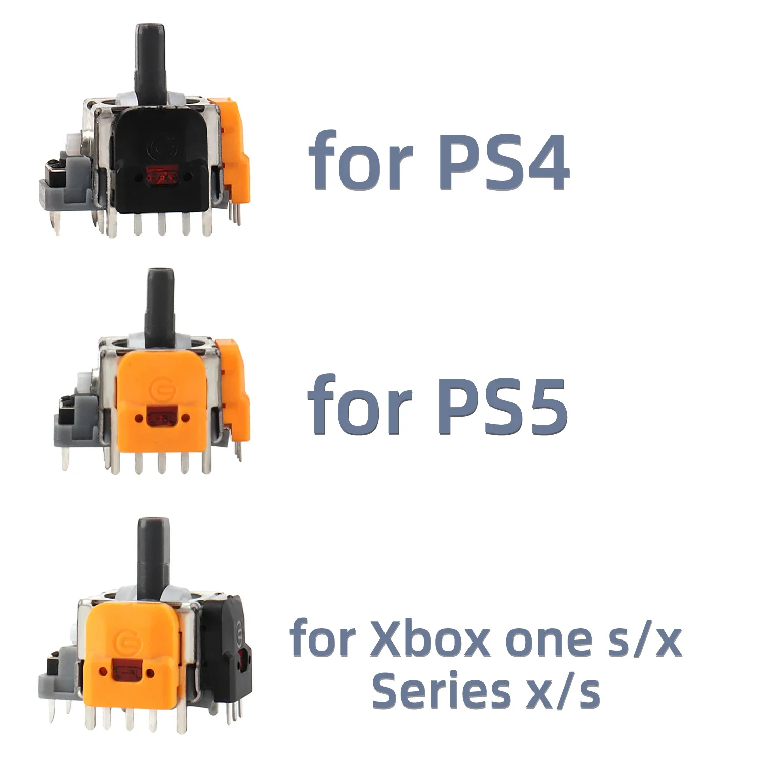 2-10 SZTUK Zamienny Joystick Halla Analogowy 3D do Kontrolera PS5 PS4 Xbox One Części Zamienne Akcesoria do Naprawy ThumbStick — zdjęcie produktu 2