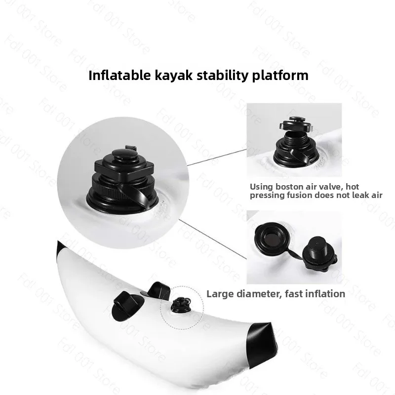 Fishing Standing Beginners Outriggers Kayak Kayak Inflatable Buoy Canoe Reinforced Balance Barrel Drift Boat
