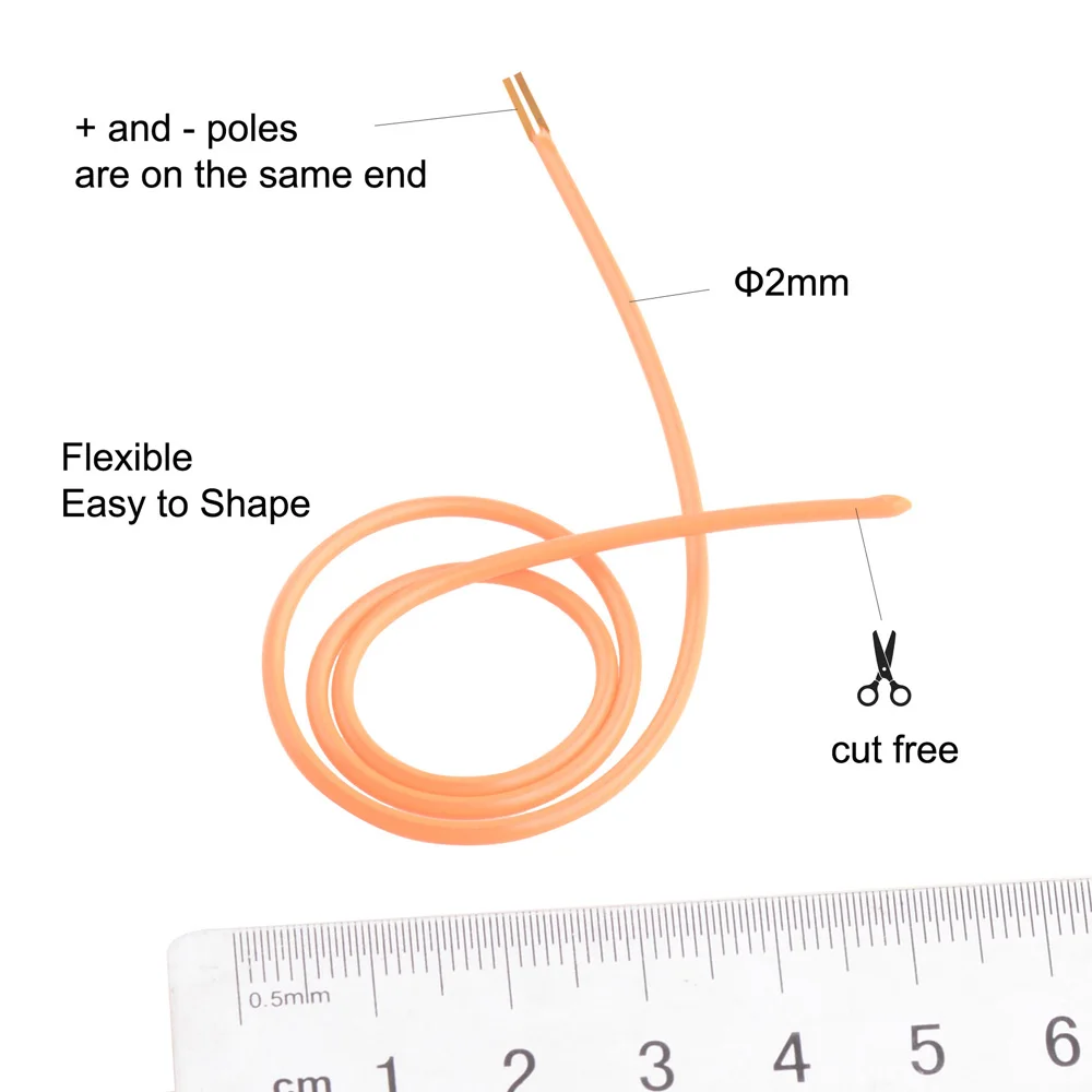 Free Cut Power from One Side DC 3V Flexible LED Filament for DIY LED Lighting Beads DIY Edison Bulb Lamp LED Diode Neon Wire