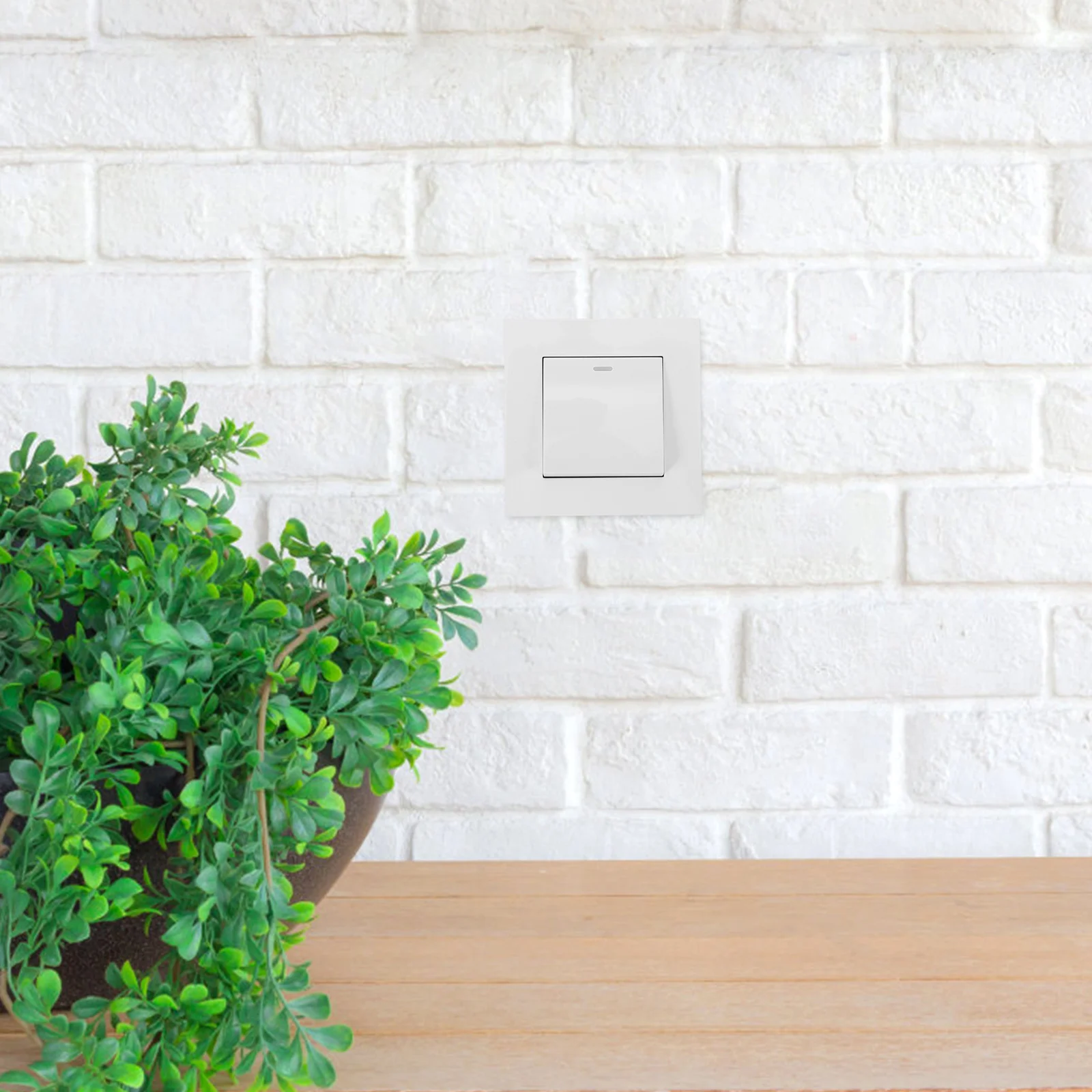 

Modern Wall Panel Sturdy Light Switch Cover Durable Indoor Lamp Control Easy Installation Replacement For Home Use Wall Switch