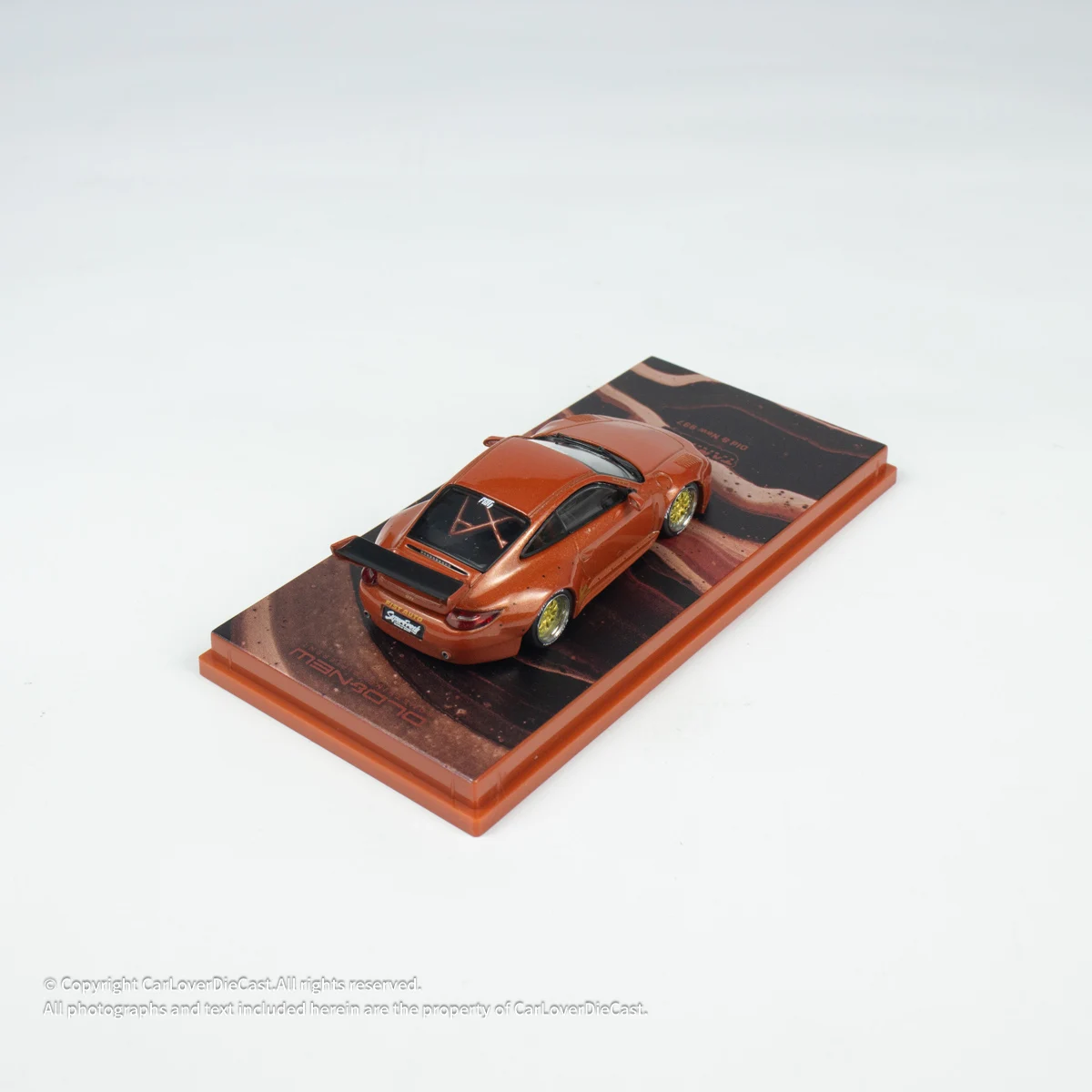 Tarmac Works 1:64 Old & New 997 Red Metallic Diecast Model Car