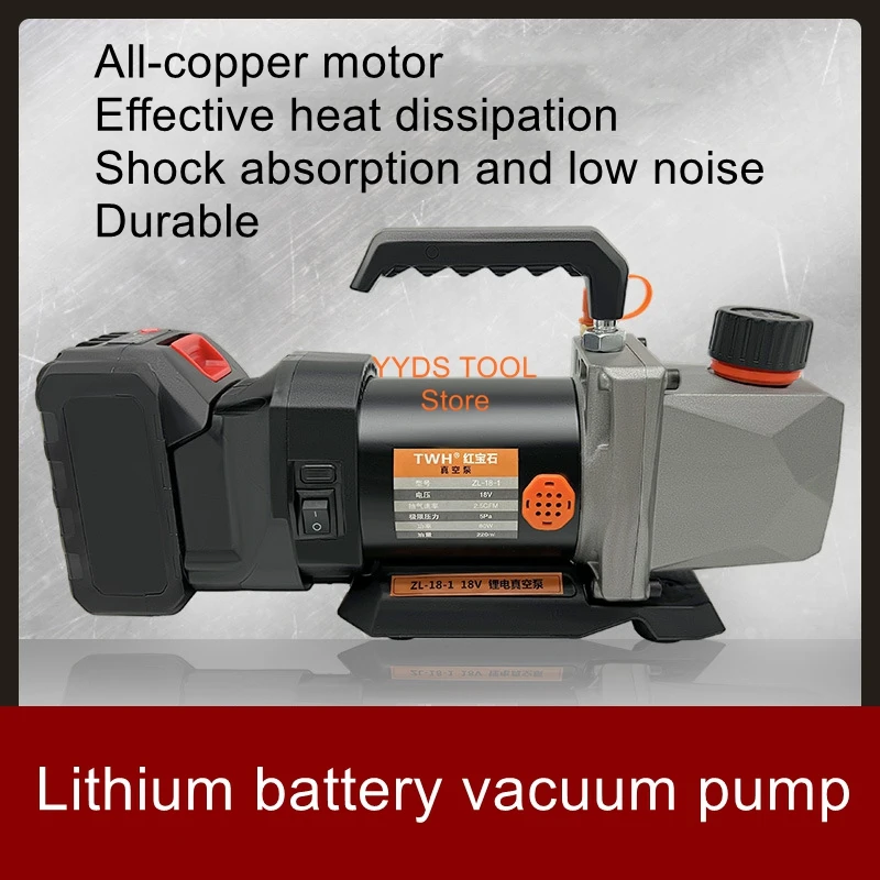 ZL-18-1 DC brushless lithium vacuum pump support fast charging air conditioning car maintenance