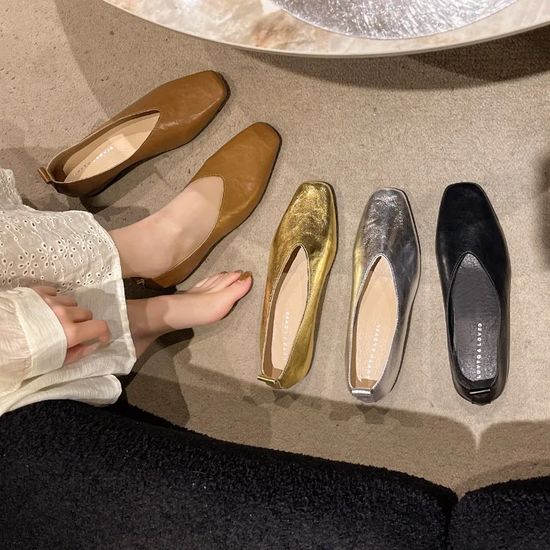 Autumn New Large-size Multi-color Fashion Korean Version Trend Height-increasing Retro Temperament Elegant Women's Shoes 2025