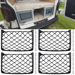 Framed Stretch Mesh Net Pocket RV Trunk Motorhome Cargo Organization Storage For Ford Transit Connect Custom Mk4 mk5 mk6 mk7 Mk8