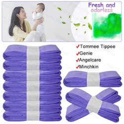 1/10Pcs Purple Diaper Pail Refills Bags For Angelcare Trash For Sangenic Tommee Tippee For twist&click For Genie For Munchkin
