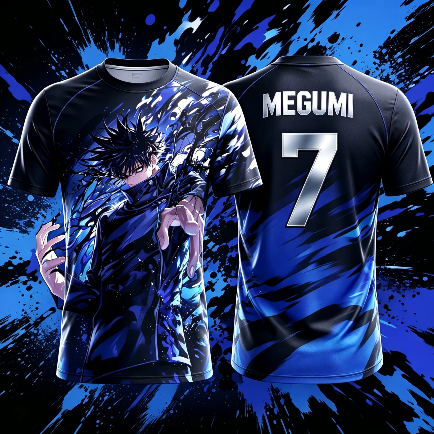 2026 Summer Jujutsu Kaisen Retro Cosplay T-shirt Men's 3D Printed Jiu Jitsu Short-sleeved Family Unisex Children's Sports Shirt