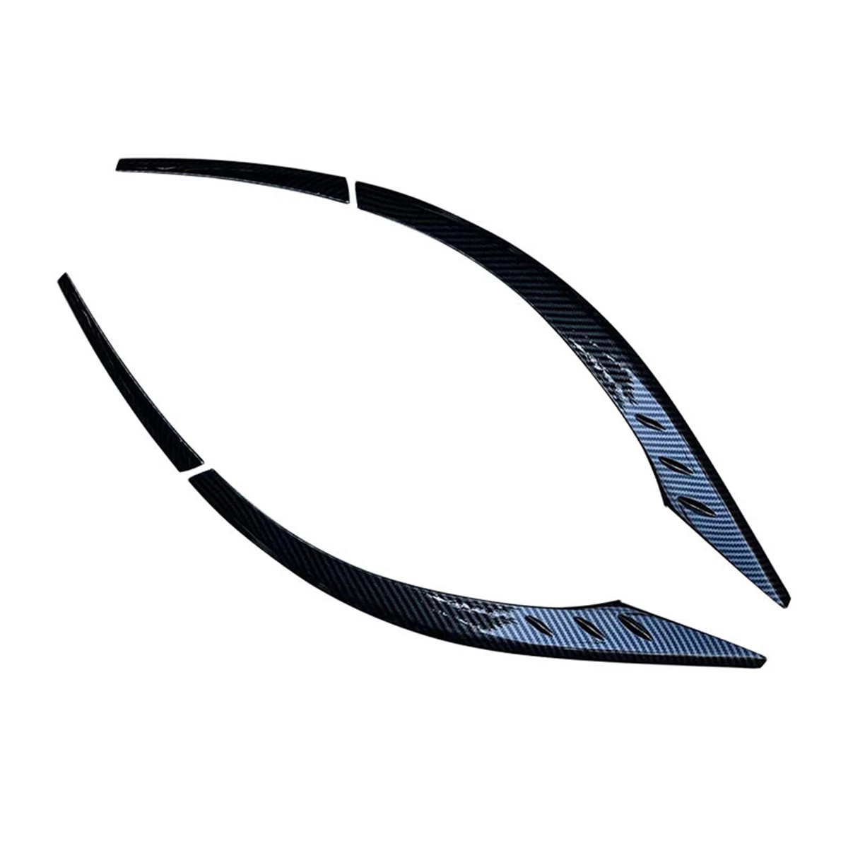 

For Toyota Corolla Cross 2020 2021 2022 Front Headlight Lamp Cover Garnish Strip Eyebrow Cover Trim Sticker