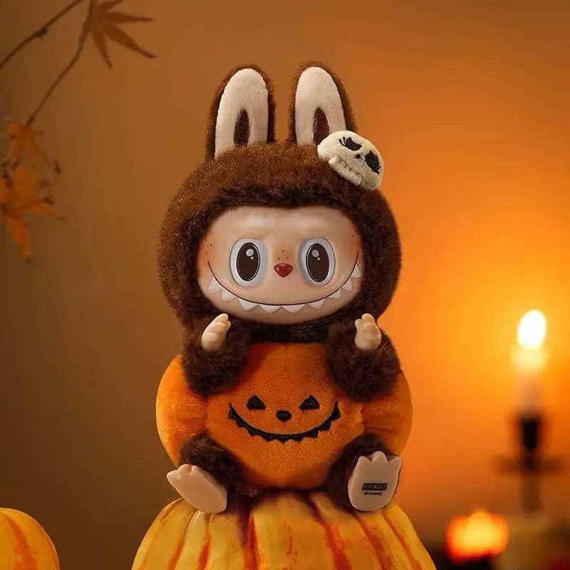 New High Quality Labubu Anime Figure The Monsters Labubu Halloween Limited Edition vinyl pumpkin doll Collection Decoration Gift