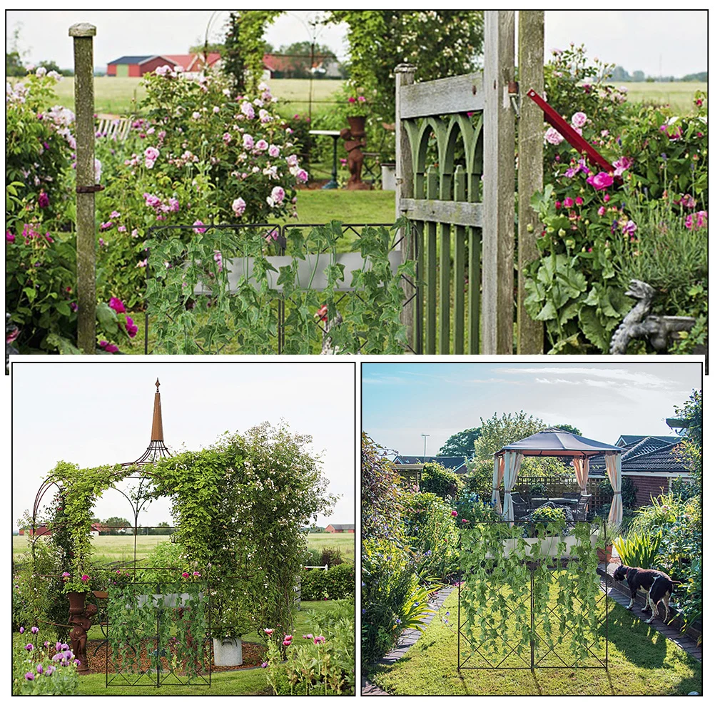 2Pcs Plant Support Rack Climbing Trellis Durable Foldable Frame for Garden Vegetable Loofah Vine Plants Raspberry Trellis