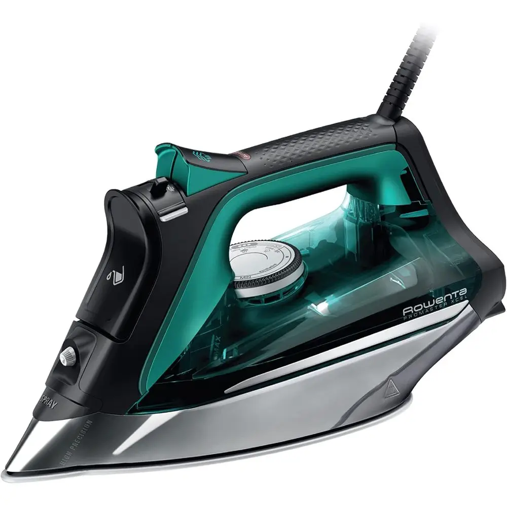 

Pro Master StainlSteel Soleplate Steam Iron or Clothes, Anti-Drip Protection, 210 g/min, 400 Microsteam Holes, 1775 Watts Iron S