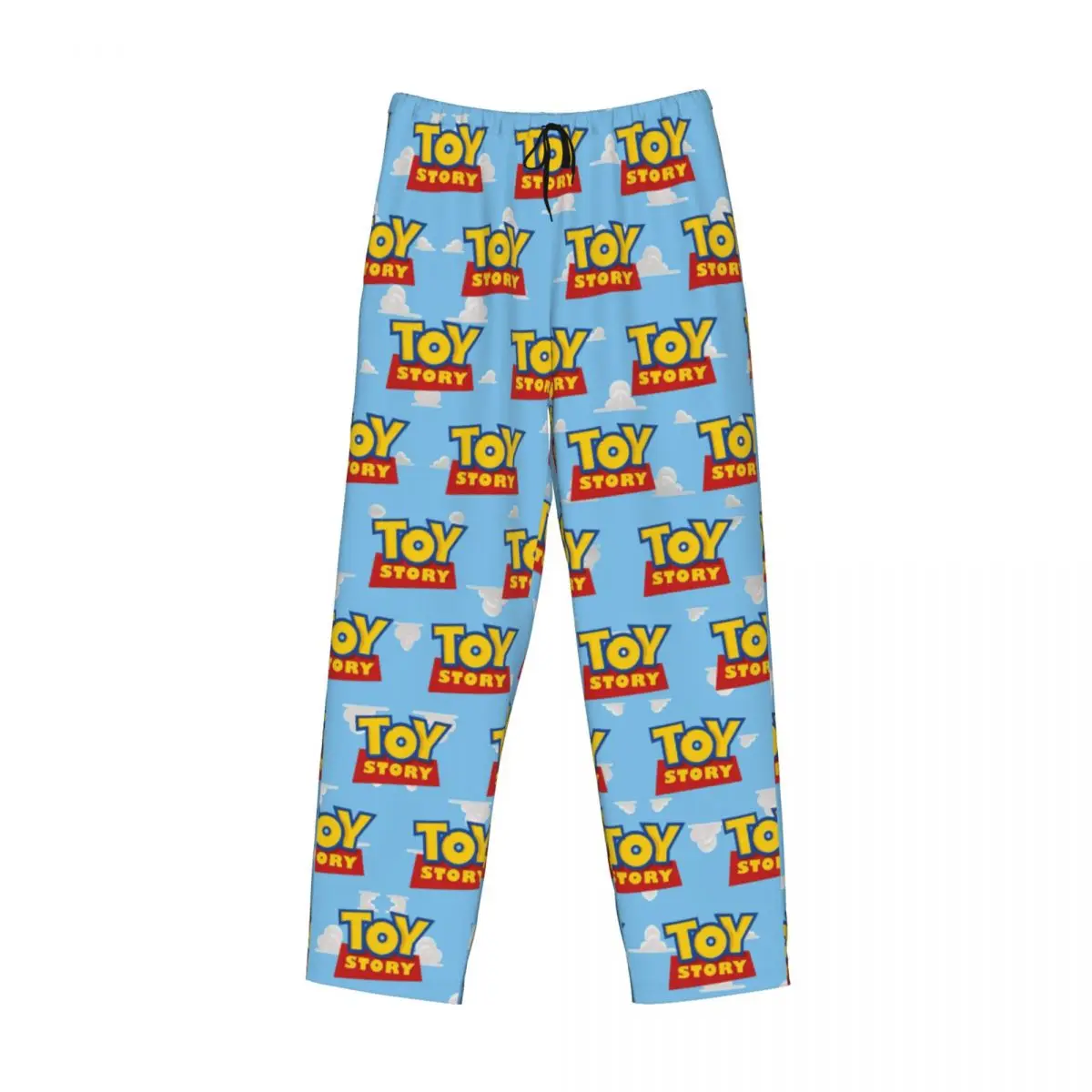 Pantalones de pijama con logotipo de Toy Story para hombre con estampado personalizado, animación, nueva ropa de dormir, pantalones de salón para dormir con bolsillos