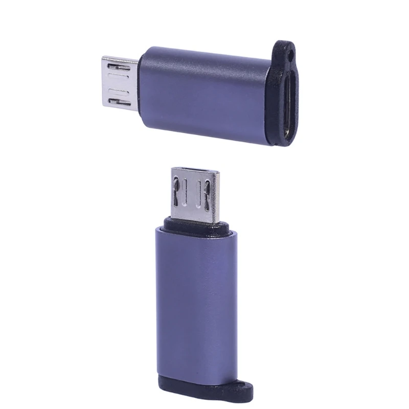Prácticos adaptadores USB Micro USB macho, carga y transferencia datos, envío directo