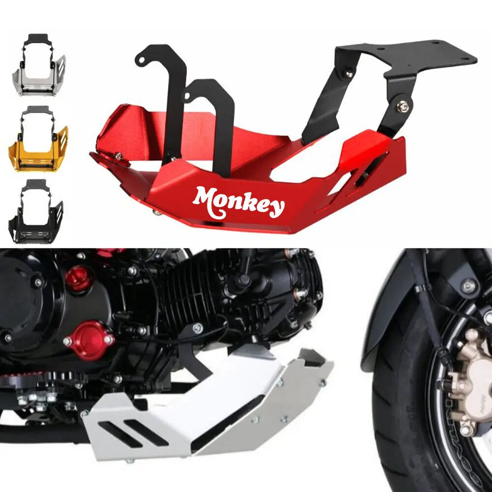 

Motorcycle accessories Front Skid Plate Low Engine Mud Guard Cover For HONDA MONKEY 125 2022-2023 2024 Engine Protector Cover