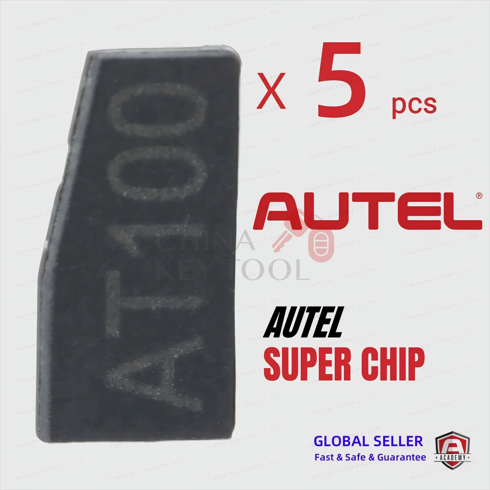 5PCS Versione più recente originale Autel AT100 Chip transponder universale compatibile con KM100, IM508, IM608