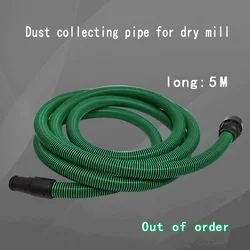 5 M Long Electric Vacuum Pipe Para FESTOOL Poeira Coleta Balde MIRKA Aspirador FLEX Moagem Cabeça Seco Moinho