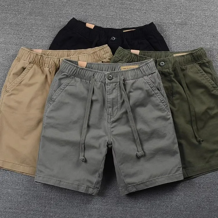 

Men's Summer Thin Casual Loose orts Workwear American Trendy Brand Five-Point Pants Outdoor Wear Breathable Comfortable
