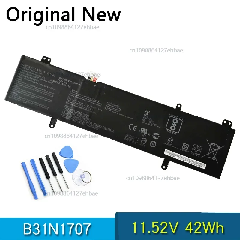 

Original B31N1707 Laptop Battery For ASUS VivoBook S14 S410UQ S410UN S41OUN S4100V S4100VN S4200U X411UA X411UF X411UN X411UQ