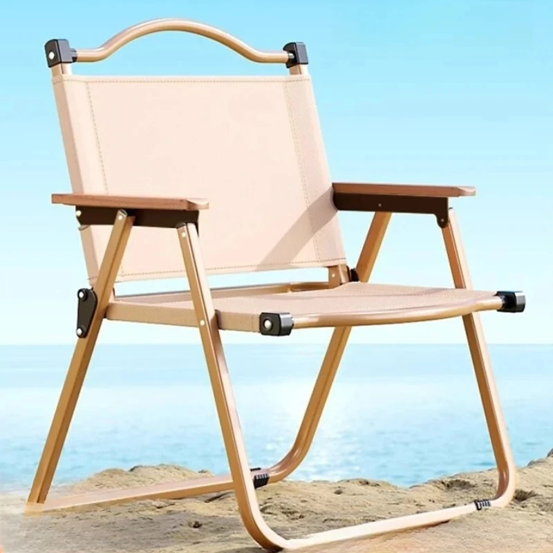 For Travel Outdoor Camping Chairs Heavy Duty Adults Folding Camping Chair Light Weight Tumbona Plegable De Playa Beach Accessory