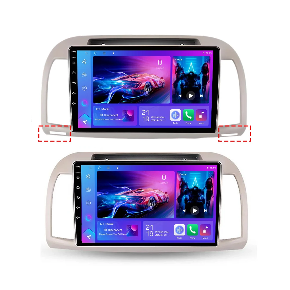 9 inch Android 16 autoradio multimediaspeler GPS voor Nissan March Micra K12 2002 2003 2004 2005 2006 2007 2008 2009 2010 - afbeelding 2