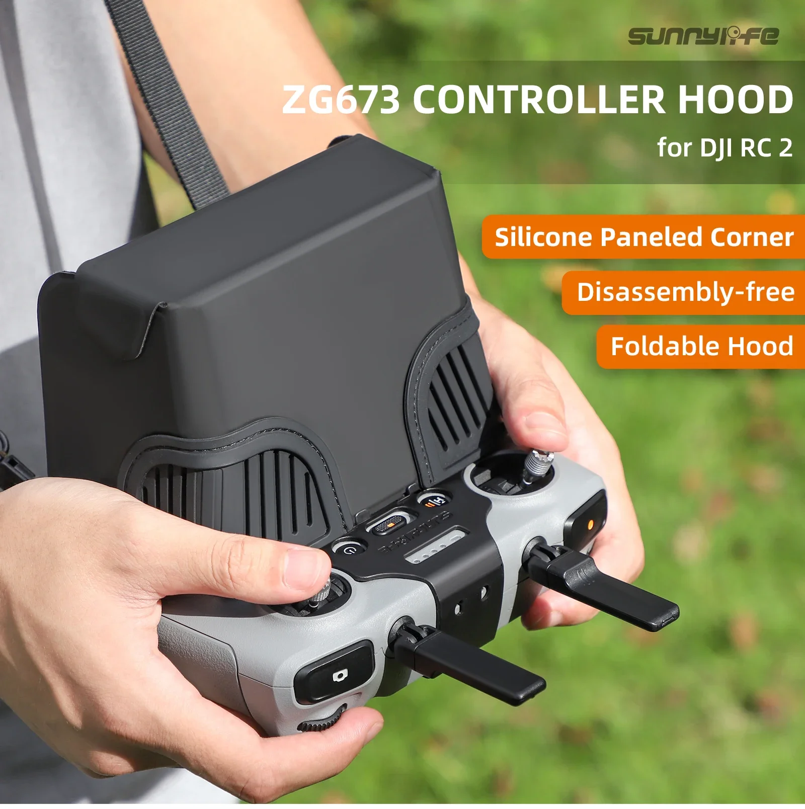Controle remoto Sun Hood para DJI RC 2, Sombrinha Magnética, Dji Rc Pro, Mini 4, Controller Hood Acessórios