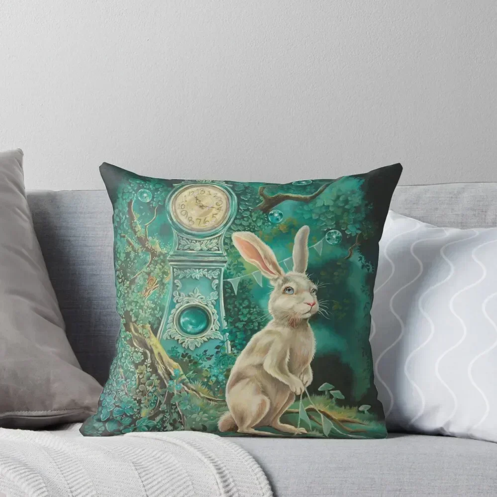 

White Rabbit Throw Pillow luxury sofa pillows Custom Cushion Sitting Cushion Christmas Throw Pillows Covers pillow