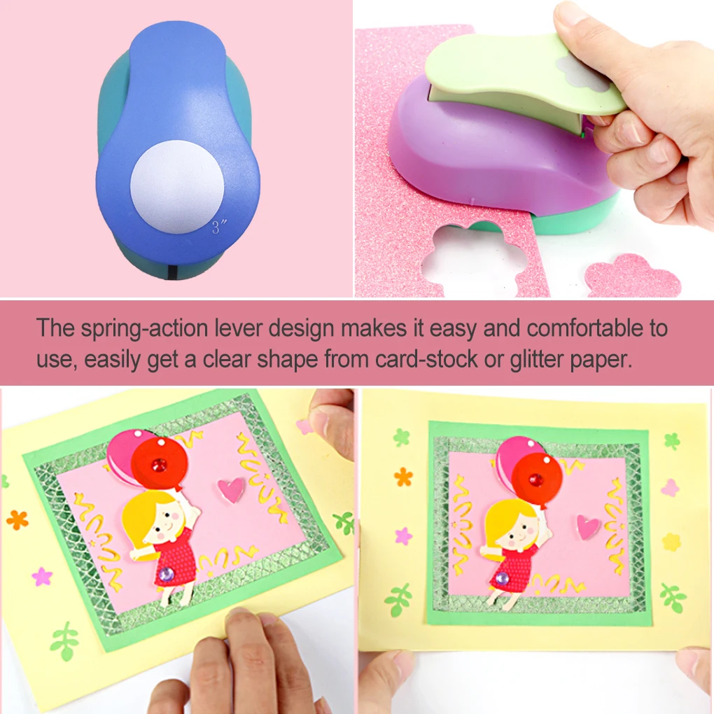 Hole Puncher Scrapbooking Cards Photo Album Decoration Tool Art Easy and Fast Consistent Design Multiple Types
