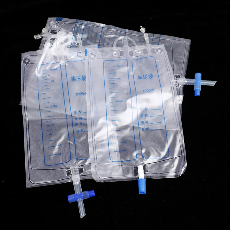 1000/2000ml Urine Collector Bag 1pc Reusable Medical Latex Sleeve Type Urine Bag Male Drainage Catheter Bag Urinal Pee Holder