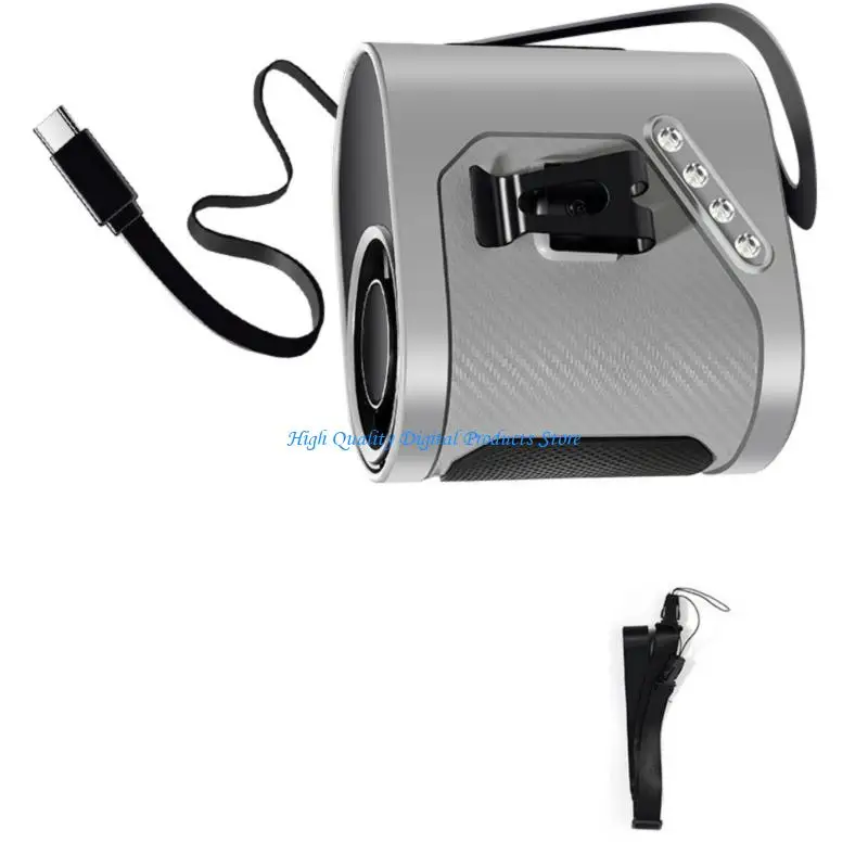 U2JE 6000 mAh Cinturón montado en correa 100 velocidad Personalización clip plegable Tipo C Puerto carga rápida para