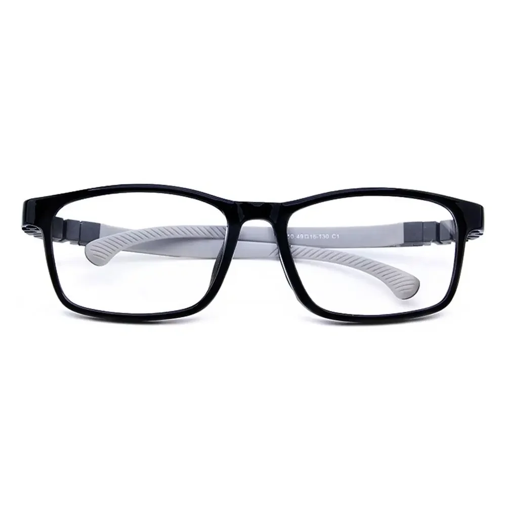 Children Boys Girls Eye Protection Computer  Glasses Silicone Comfortable Eyeglasses Ultra Light Frame view 5