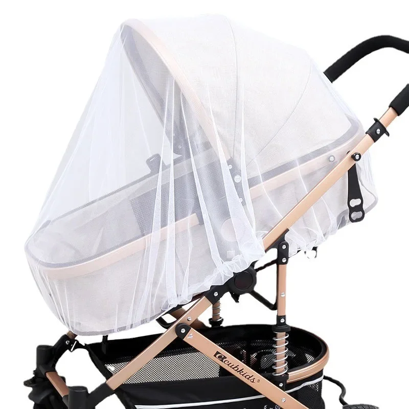 Mosquitera de verano para cochecito de bebé, red antiinsectos para carrito de bebé, protección segura, accesorios para cochecito