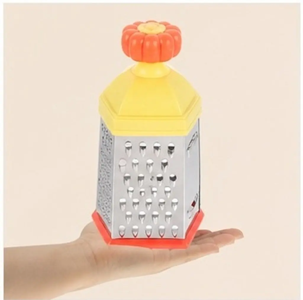 6-Sided Stainless Steel Box Grater for Kitchen Vegetable Grater Potato Carrot Ginger Cheese Shredding Slicing Grinding Multi