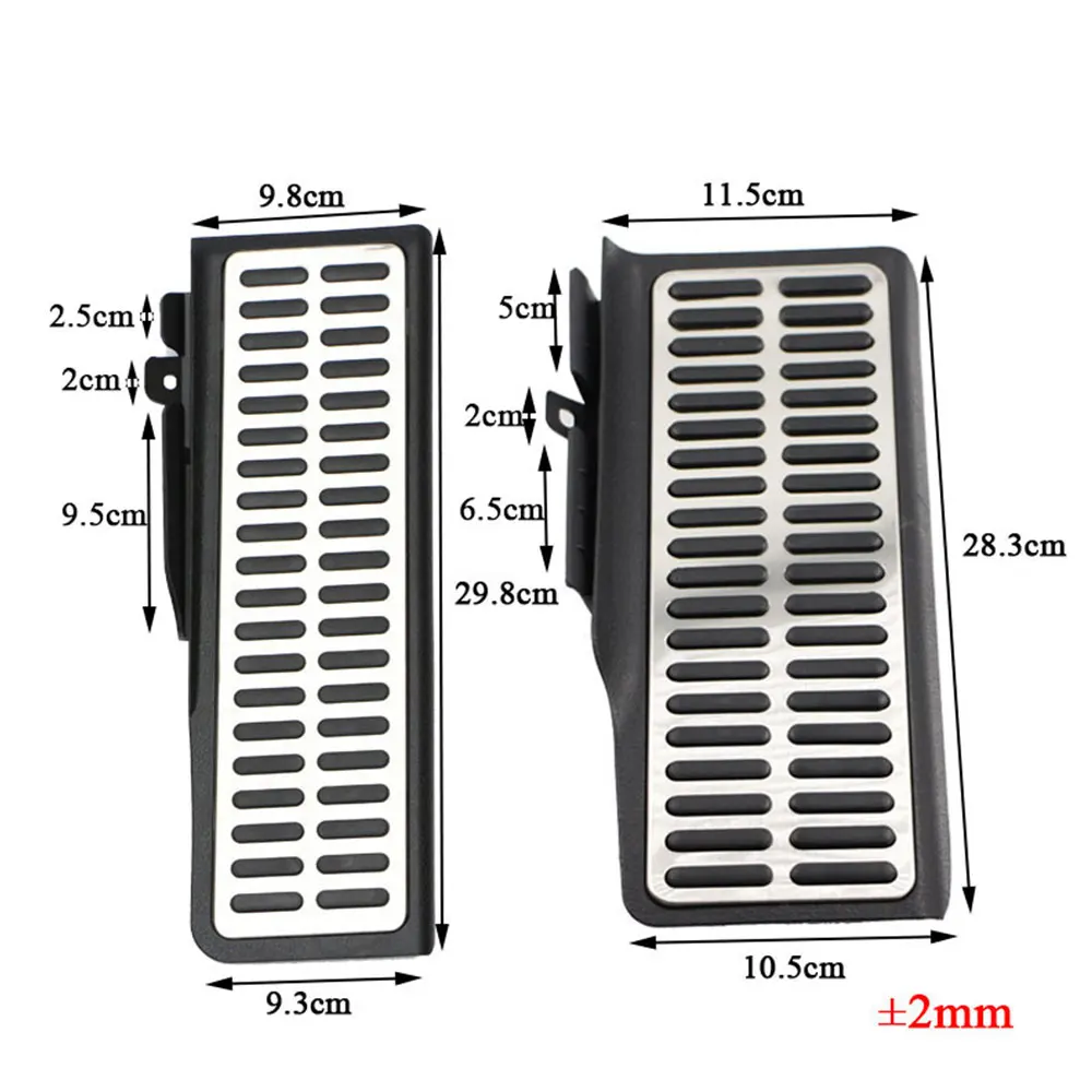 Jameo Auto 1Pc Car Foot Rest Pedal Cover for VW Golf 5 6 GTI Jetta MK5 MK6 CC Tiguan Touareg for Skoda Octavia A5 Yeti