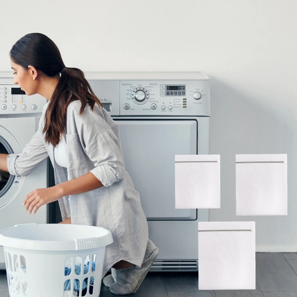 3 قطعة أكياس الغسيل الشبكية أكياس حساسة 3 أحجام السفر تخزين تنظيم حقيبة الملابس أكياس غسيل لتخزين الملابس الداخلية الملابس الداخلية