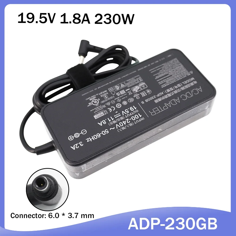 For Asus ADP-230GB B Ac Adapter 19.5V 11.8A GL702 GL703 GL503 GL504 GX501V GL703GS ROG STRIX G731 GL703GS-DS74 GX701GW