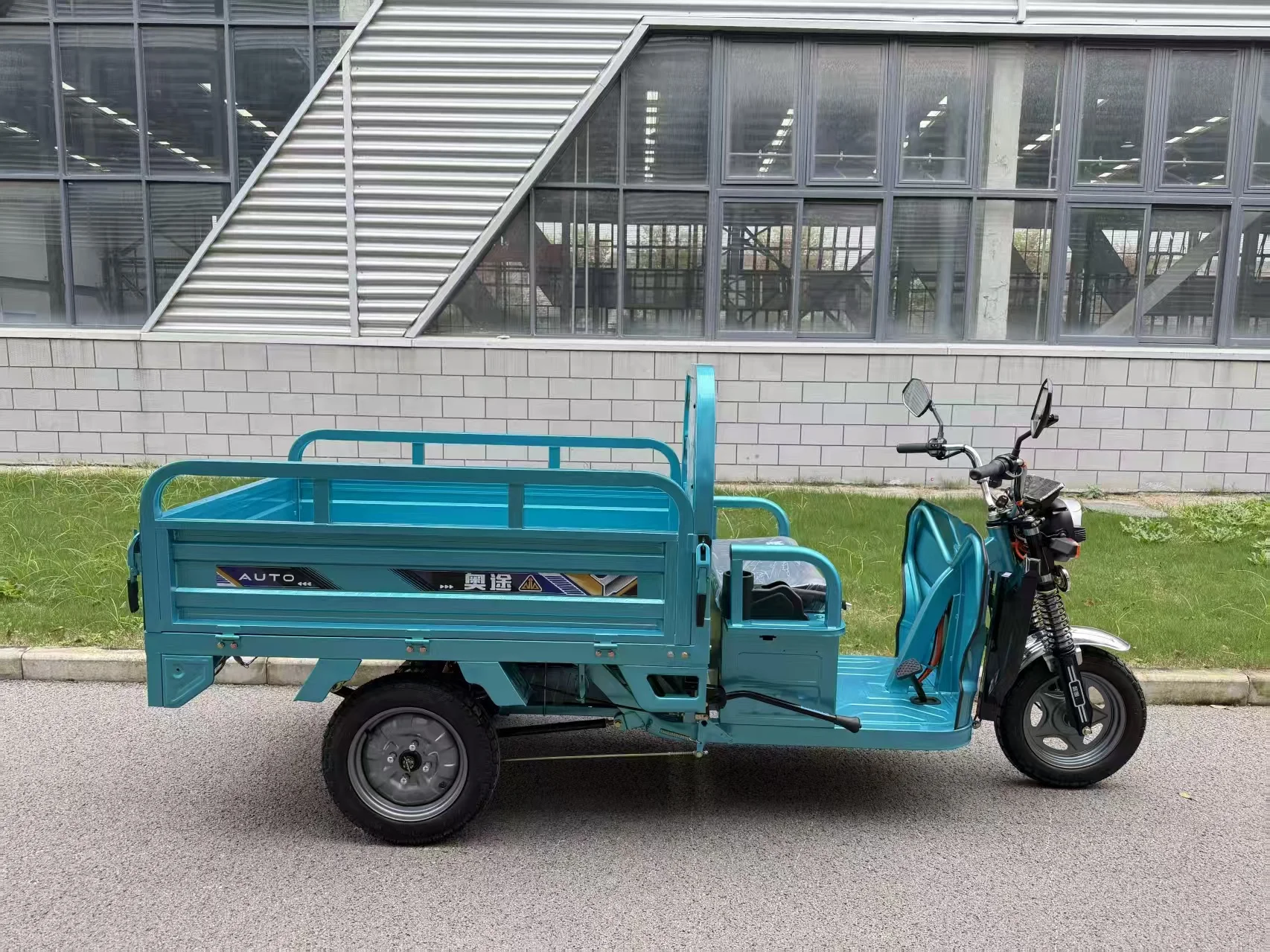 Triciclo de Carga Eléctrico de Tres Ruedas para Uso Agrícola, Vehículo de Transporte Agrícola de Alta Resistencia, Alta Potencia 60V 1000W para Agricultura