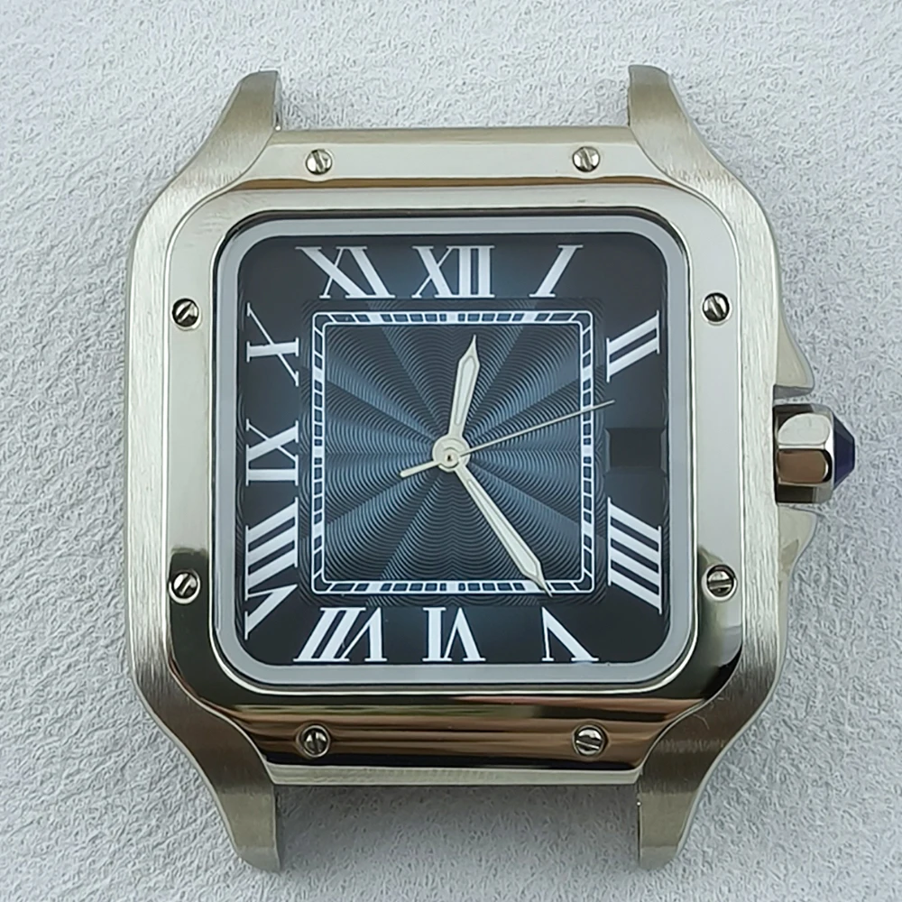 Hot selling 38mm case NH35 stainless steel custom logo men's automatic watch suitable for NH35 movement watch accessories