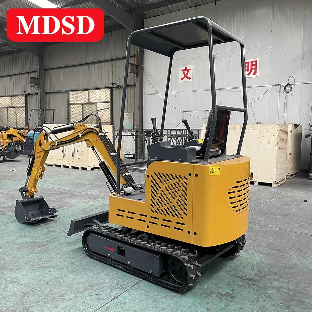 Free Shipping 0.8-2 Ton Mini Excavator With Diesel Engine Hydraulic System Ldeal For Landscaping & Construction Projects