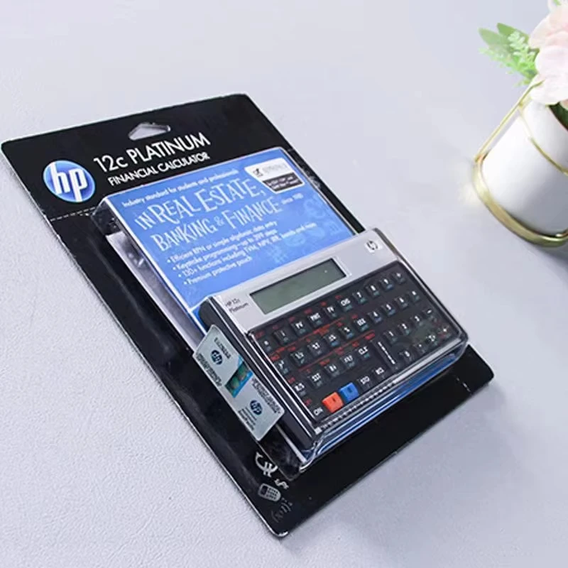 متوفر! لـ HP 12C Platinum Edition FRM/CFA Level 1, 2,3 امتحانات AFP CFP CMA امتحان الكمبيوتر المخطط المالي آلة حاسبة مالية