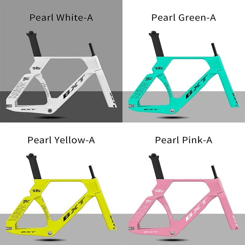BXT T1000 carbon frame voor een vaste versnelling, geschikt voor trackfietsen, 700C, ultralicht, carbon frame voor trackfietsen, frameset voor fietsen met één versnelling.