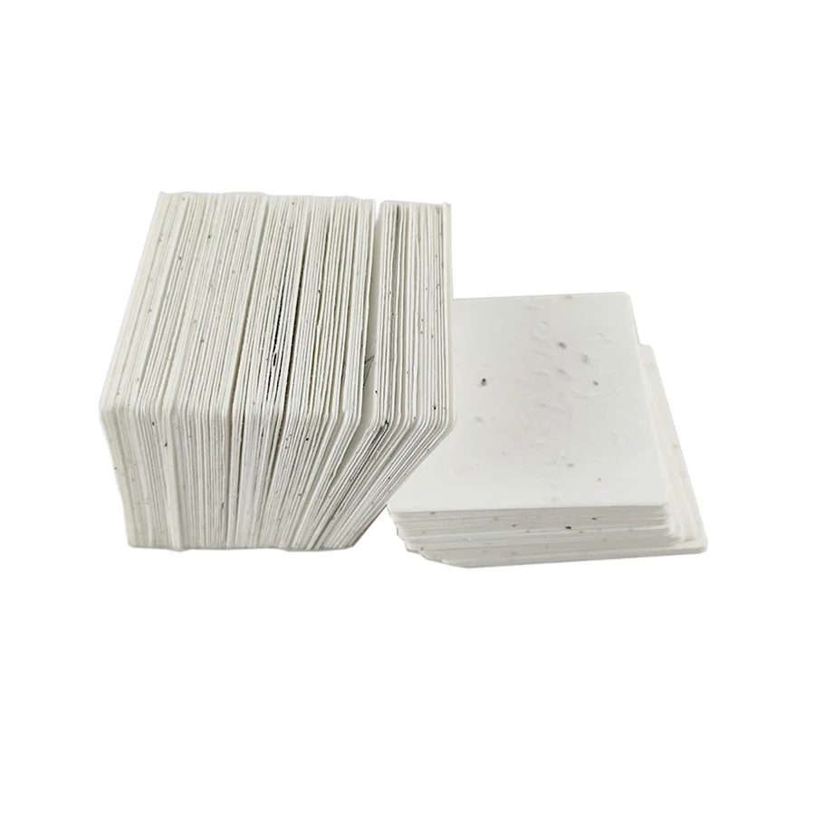 

20/40/80 листов, бумажная визитная карточка ручной работы с диким цветком, пустой блокнот, пустая бирка для одежды, открытка с благодарностью своими руками,